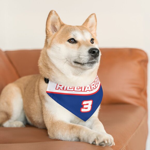 Formula 1 Daniel Ricciardo F1 Dog Bandana Small - Picture 10 of 10